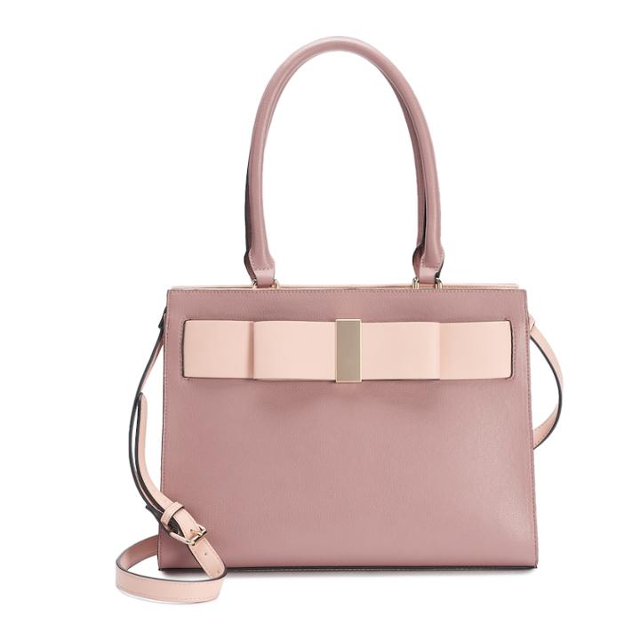 Apt. 9&reg; Zora Bow Tote, Women's, Pink (mauve)