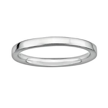 Stacks And Stones Sterling Silver Stack Ring, Women's, Size: 10