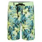 Boys 4-7 Hurley Garden Floral Board Shorts, Size: 6, White