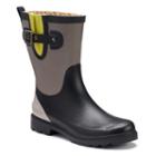 Chooka Women's Colorblock Waterproof Rain Boots, Size: 10, Grey