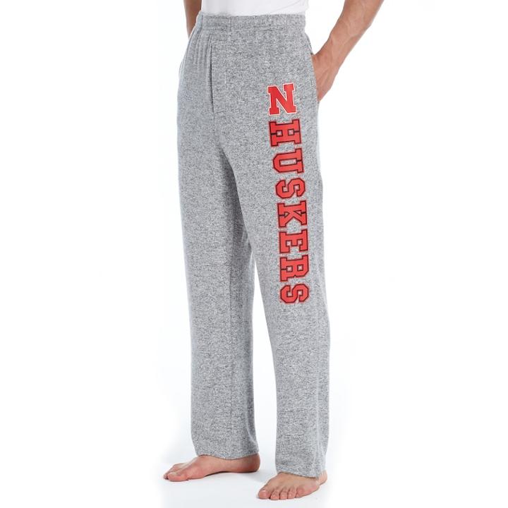 Men's Concepts Sport Nebraska Cornhuskers Reprise Lounge Pants, Size: Xxl, Grey