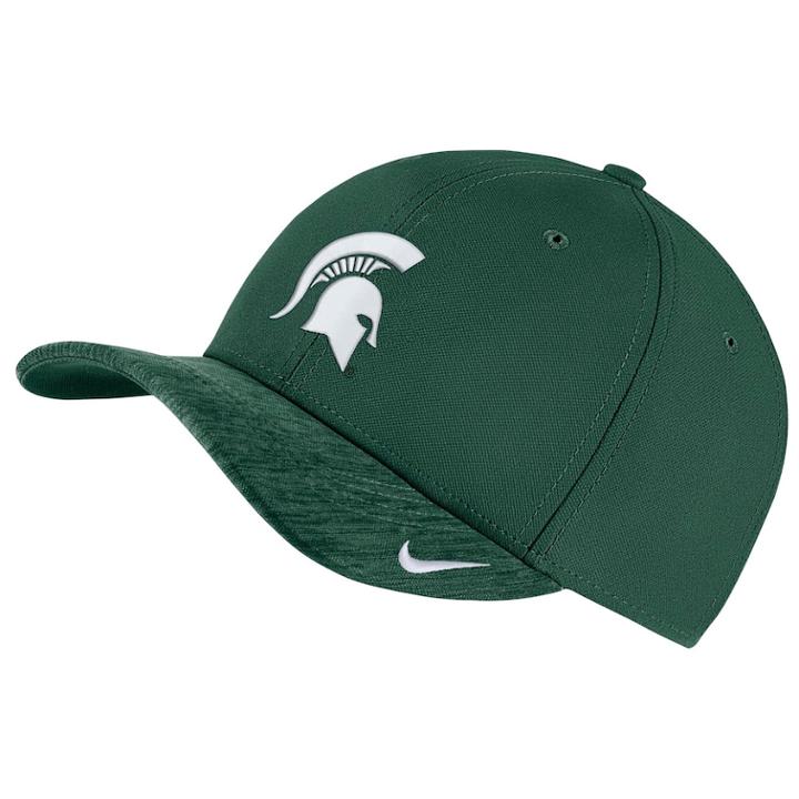 Adult Nike Michigan State Spartans Sideline Dri-fit Cap, Men's, Green