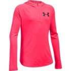 Girls 7-16 Under Armour Tech 1/4-zip Hoodie, Size: Small, Penta Pink