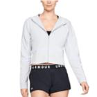 Women's Under Armour Lighter Longer Full-zip Jacket, Size: Large, Light Grey