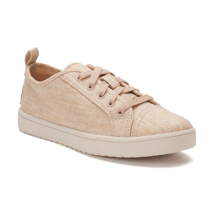 Koolaburra By Ugg Kellen Low Lace Girls' Sneakers, Size: 4, Lt Beige