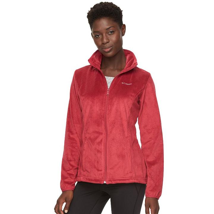Women's Columbia Blustery Summit Fleece Jacket, Size: Large, Med Pink