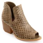 Journee Collection Alaric Women's Ankle Boots, Size: Medium (12), Med Beige