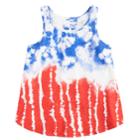 Girls 7-16 & Plus Size So&reg; Lace-up Back Americana Tank Top, Size: 12, Brt Pink