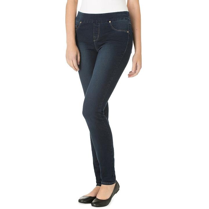 Women's Haggar&reg; Sublime Comfort Pull-on Jeggings, Size: 6, Blue (navy)