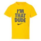 Boys 4-7 Nike I'm That Dude Logo Graphic Tee, Size: 7, Med Yellow