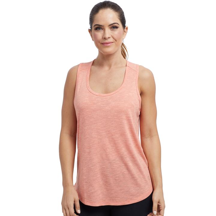 Women's Balance Collection Catalina Strappy Back Tank, Size: Xl, Brt Orange