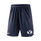Men's Nike Byu Cougars Football Dri-fit Shorts, Size: Large, Blue (navy)