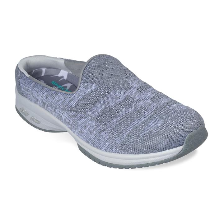 Skechers Relaxed Fit Commute Carpool Women's Mules, Size: 6, Med Grey