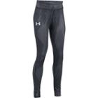 Girls 7-16 Under Armour Heatgear Printed Leggings, Size: Small, Black