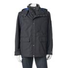 Men's Towne 3-in-1 Hooded Parka, Size: Small, Black