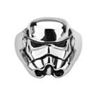 Star Wars Stormtrooper Stainless Steel Ring - Men, Size: 10, Black
