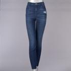 Women's Simply Vera Vera Wang High-rise Skinny Ankle Jeans, Size: 6 Long, Med Blue