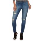 Women's Juicy Couture Flaunt It Ripped Skinny Jeans, Size: 10, Blue Other