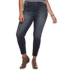 Juniors' Plus Size Mudd&reg; High-waisted Jeggings, Teens, Size: 20, Blue