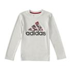 Boys 4-7x Adidas Logo Tee, Size: 5, Silver