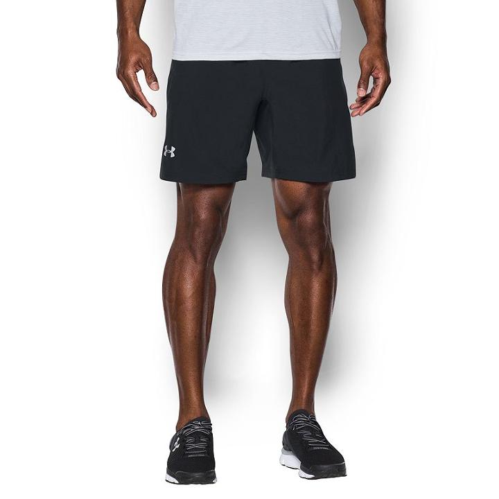 Men's Under Armour Stride Running Shorts, Size: Xxl, Black