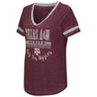 Women's Campus Heritage Texas A & M Aggies Gunther Jersey Tee, Size: Medium, Med Red