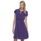 Women's Dana Buchman Shirtdress, Size: Medium, Purple