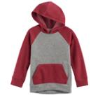 Boys 4-10 Jumping Beans&reg; Raglan Colorblock Pullover Hoodie, Size: 6, Red