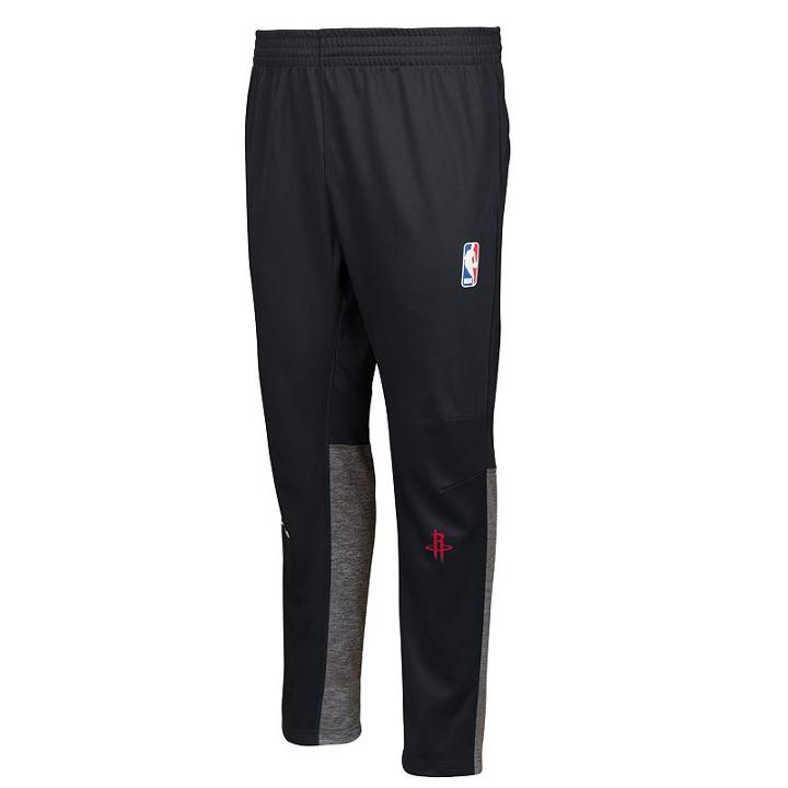 Men's Adidas Houston Rockets On-court Pants, Size: Xxl, Black