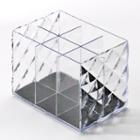 Whitmor Diamond Beauty Storage Box, Grey
