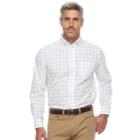 Men's Croft & Barrow&reg; Classic-fit Patterned Easy-care Button-down Shirt, Size: Xxl, Natural