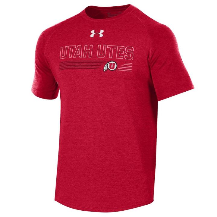 Men's Under Armour Utah Utes Long Line Tee, Size: Xxl, Ute Red