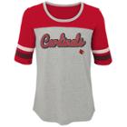 Girls 7-16 Louisville Cardinals Fan-tastic Tee, Size: Xl 16, Grey