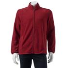 Men's Croft & Barrow Artic Fleece Jacket, Size: Xxl, Dark Red