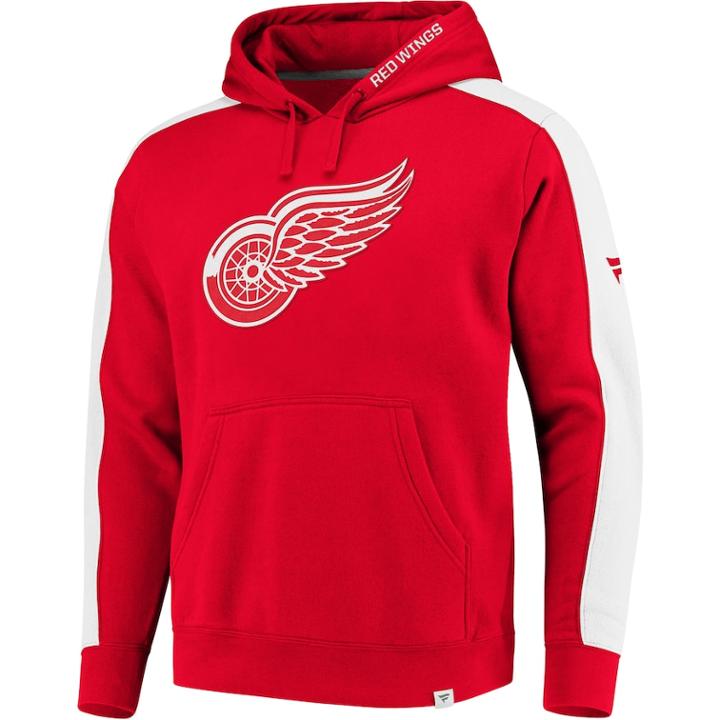 Men's Detroit Red Wings Iconic Hoodie, Size: Xxl, Brt Red