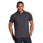 Men's Van Heusen Slim-fit Never Tuck Polo, Size: Xxl, Black