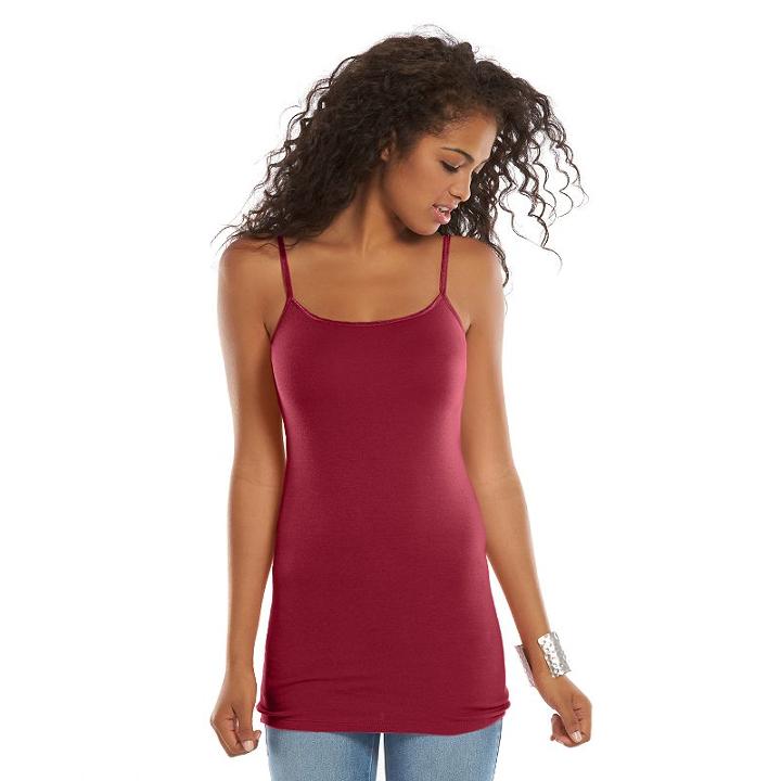 Juniors' So&reg; Tunic Cami, Kids Unisex, Size: Xs, Dark Pink