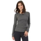 Juniors' Iz Byer California Ribbed Lace-up Sweater, Teens, Size: Medium, Light Grey