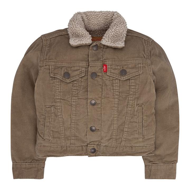 Boys 4-7x Levi's Corduroy Jacket, Boy's, Size: 6, Med Brown