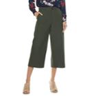 Women's Popsugar Crop Flare-leg Pants, Size: 10, Dark Green