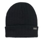 Women's Igloos Ribbed Knit Beanie, Size: Fits Most, Black