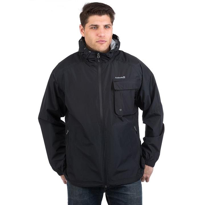 Men's Avalanche Triton Classic-fit Hooded Jacket, Size: Large, Black