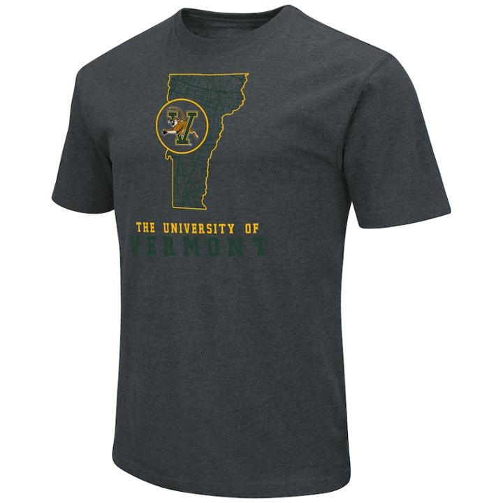 Men's Vermont Catamounts State Tee, Size: Xl, Dark Green