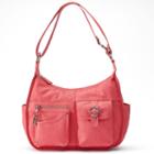 Rosetti Riveting Seams Convertible Hobo Bag, Women's, Med Pink
