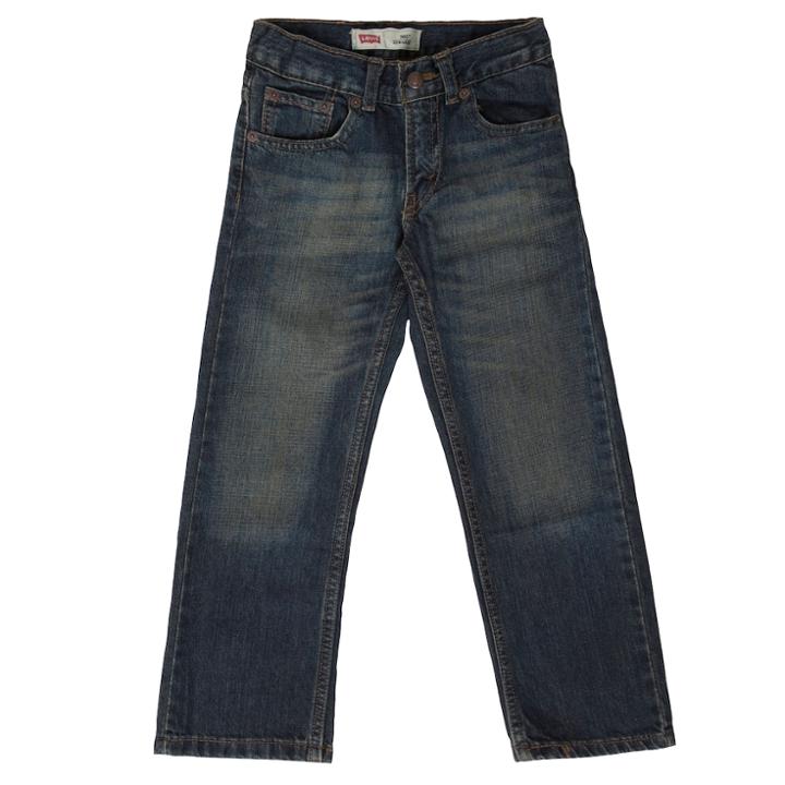 Boys 4-7x Levi's 505 Straight Fit Jeans, Size: 5 Slim, Blue