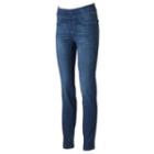 Women's Apt. 9&reg; Pull-on Straight-leg Jeans, Size: 12, Med Blue