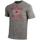 Men's Under Armour Wisconsin Badgers Triblend Tee, Size: Xl, Multicolor