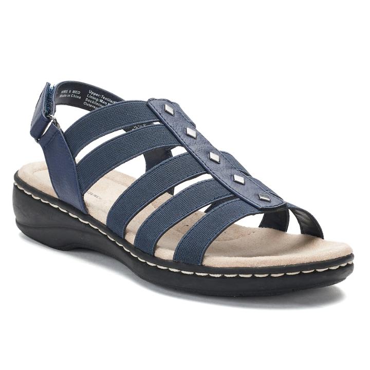 Croft & Barrow&reg; Peg Women's Sandals, Size: Medium (6), Blue