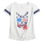 Girls 7-16 & Plus Size So&reg; Knot Graphic Tee, Size: 16, Silver