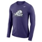 Men's Nike Tcu Horned Frogs Dri-fit Logo Tee, Size: Medium, Purple
